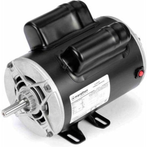 Marathon Motors Marathon Air Compressor Motor, 3 HP, 3450 RPM, 230V, ODP 9036